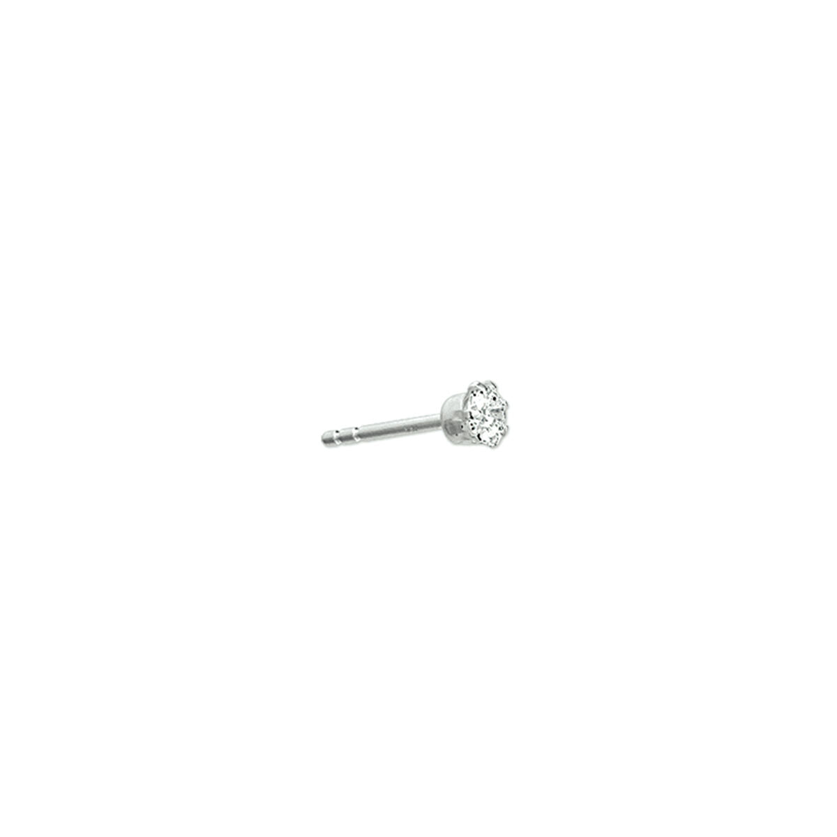 Zilveren Oorknoppen Zirkonia 4,5mm 1321901