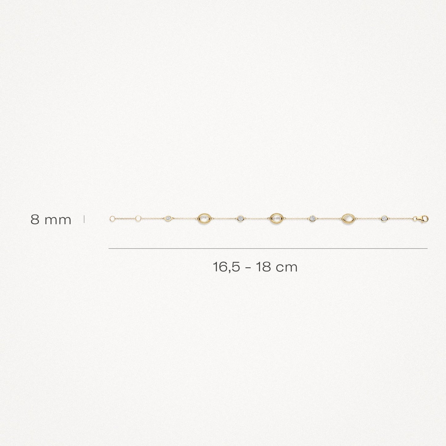 Blush Armband 14kt Goud 2252YMQ
