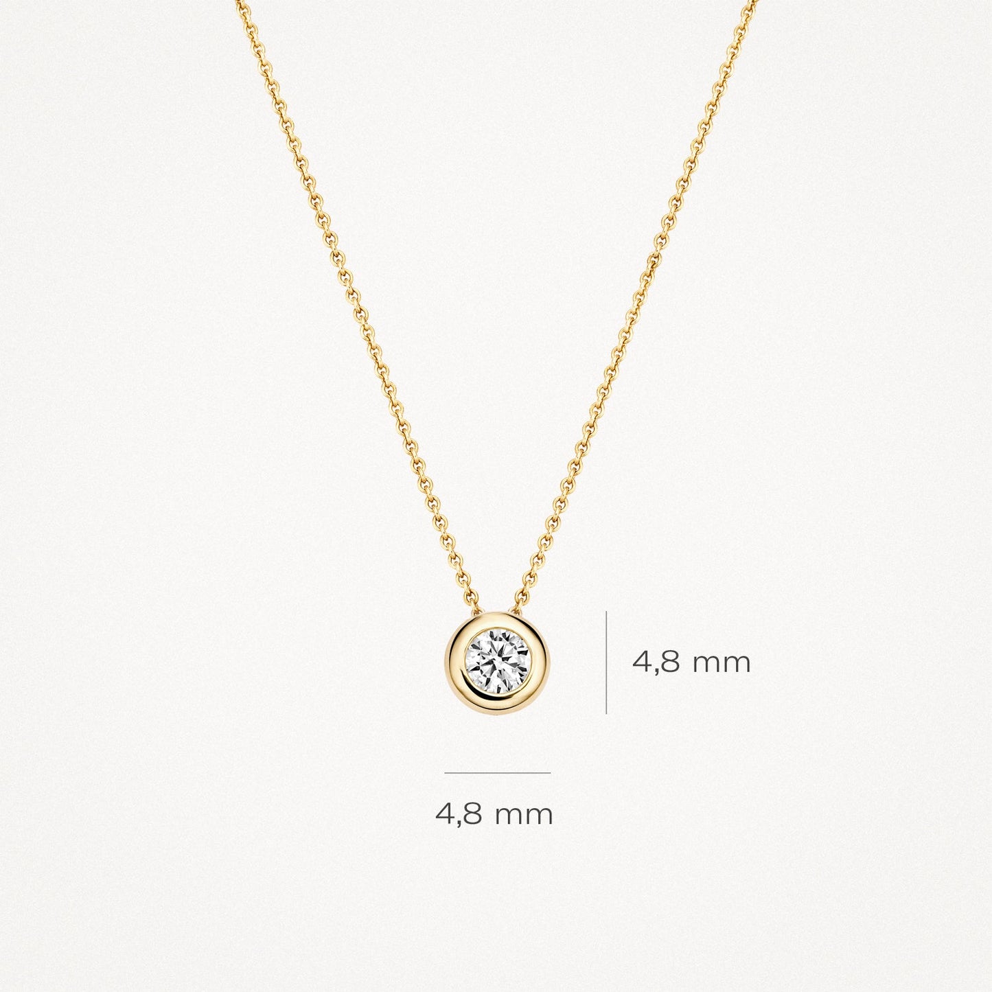 Blush Ketting 14kt Goud 3052YZI