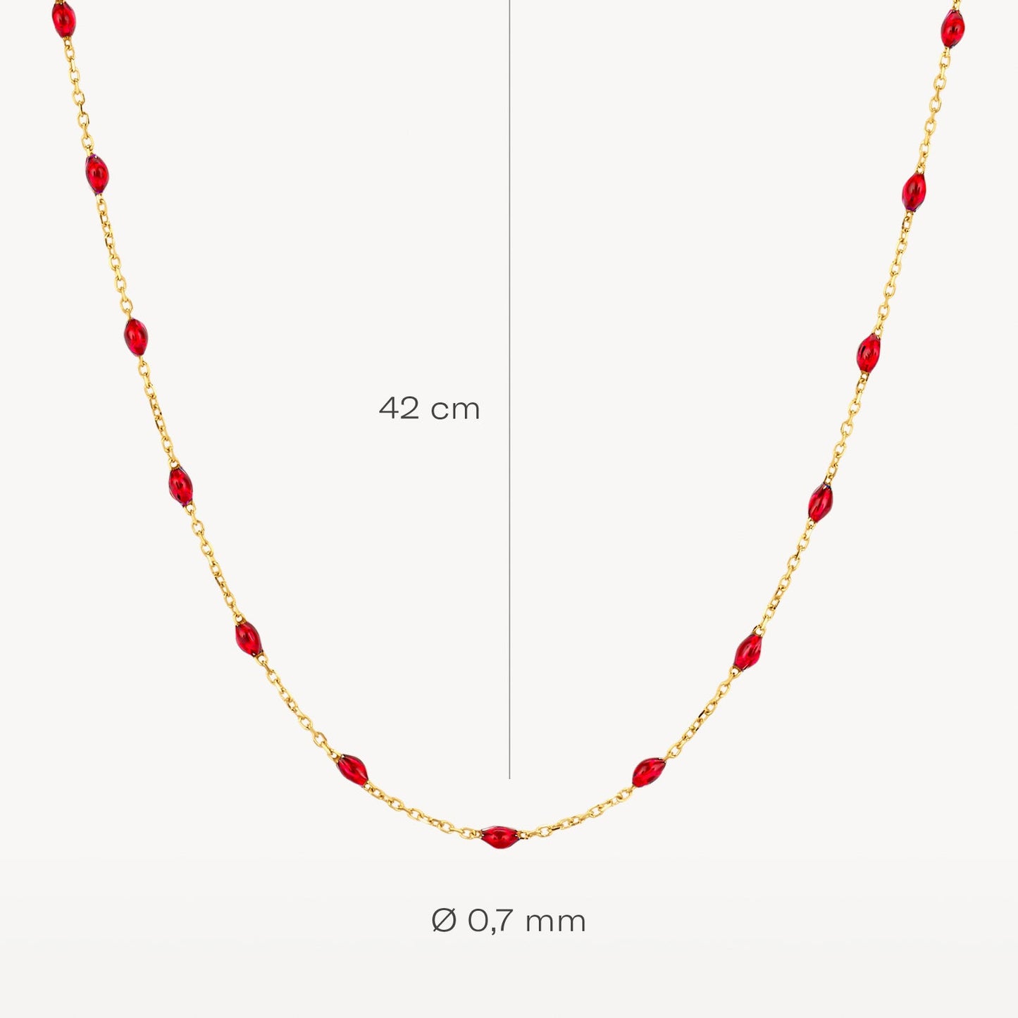 Blush Ketting 14kt Goud 3162YRR