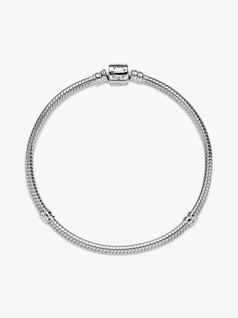 Pandora Moments Snake Chain Armband met Cilindersluiting 594596C00-18