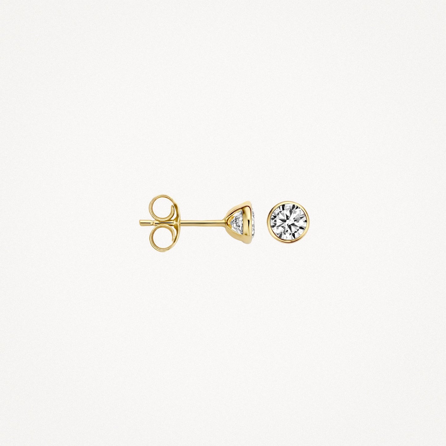 Blush Oorknoppen 14kt Goud 7257YZI