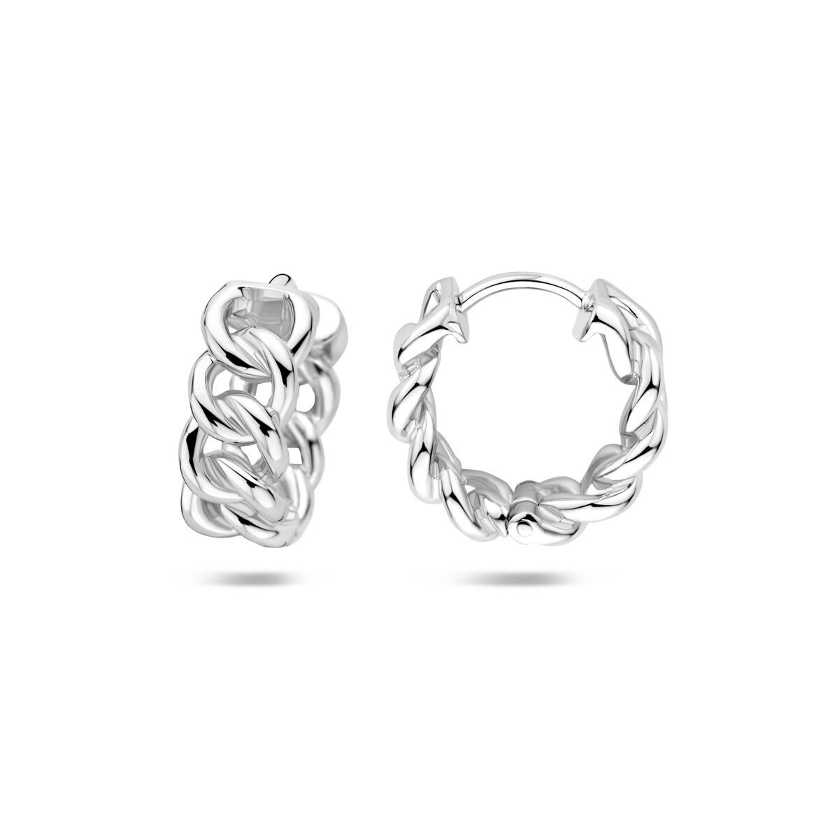 Zilveren Klapoorringen Gourmet 16,5mm 1322162