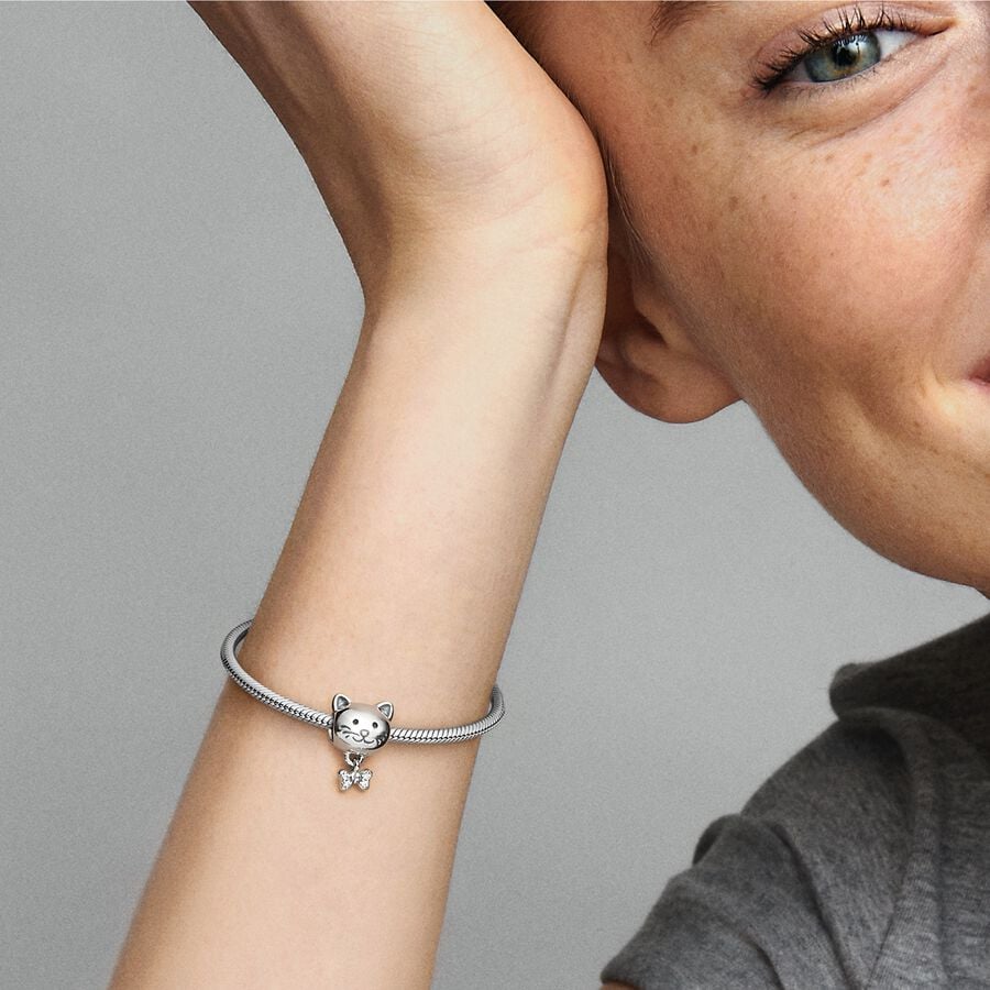 Pandora Bedel Kat met Strik 792255C01