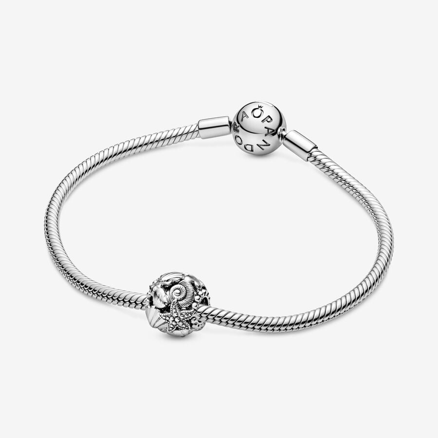Pandora Bedel Opengewerkte Zeester, Schelpen & Harten 798950C00