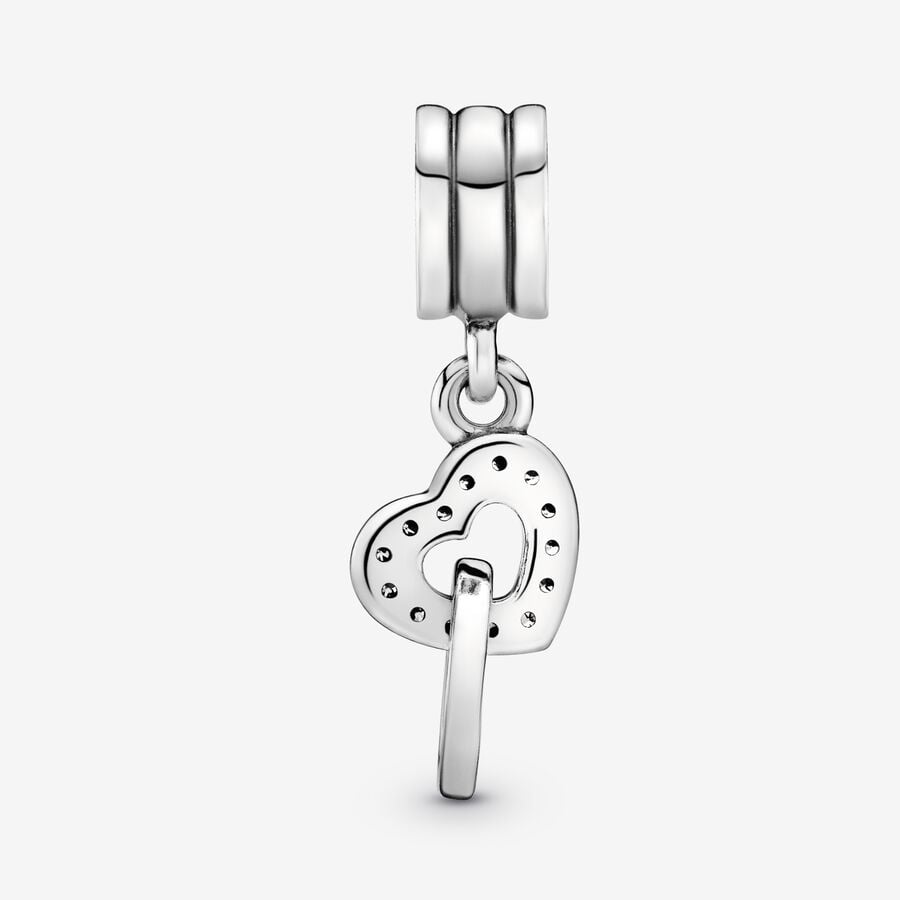 Pandora Verstrengelde Harten Hangende Bedel 791242CZ