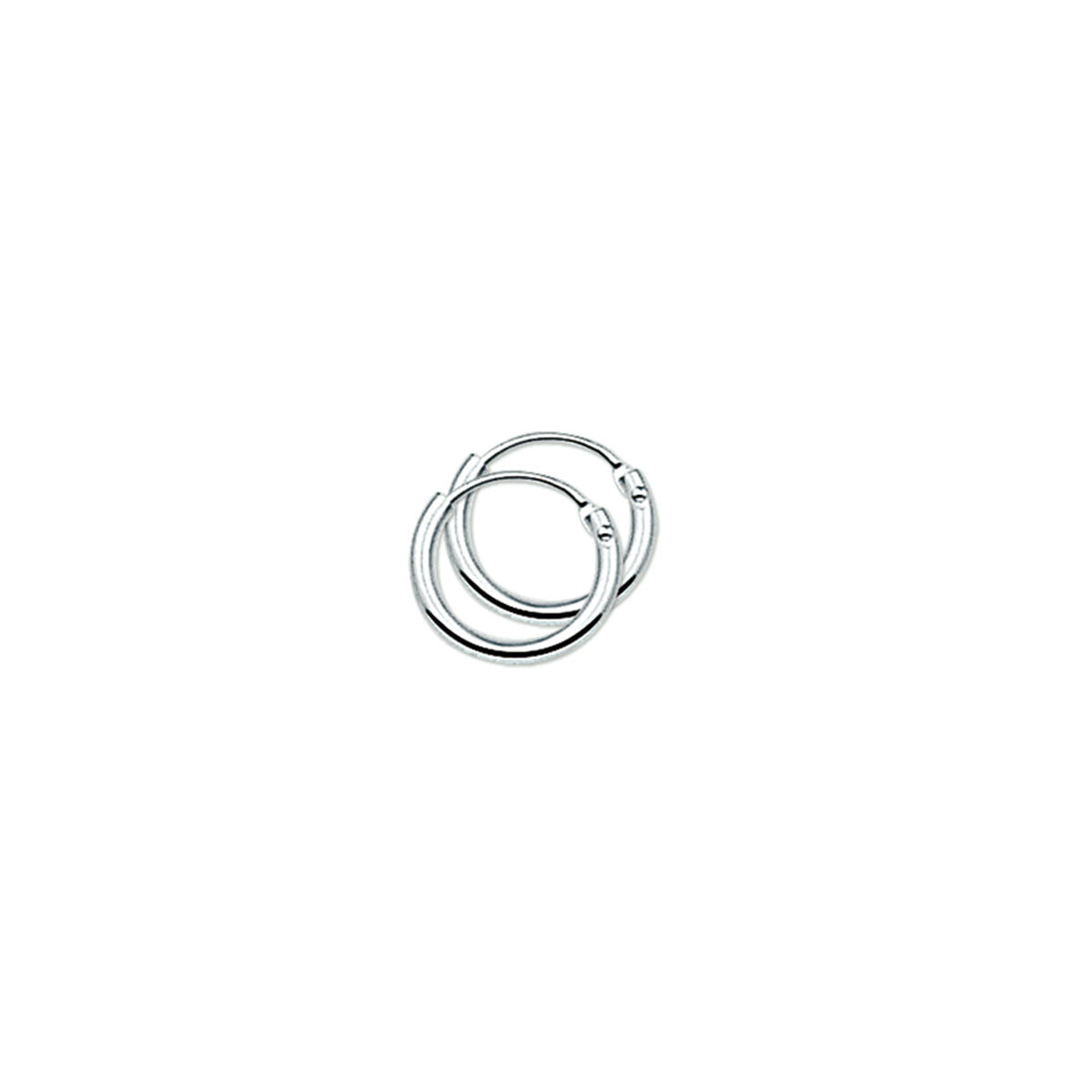 Zilveren Oorringen Ronde Buis 11mm 1322113