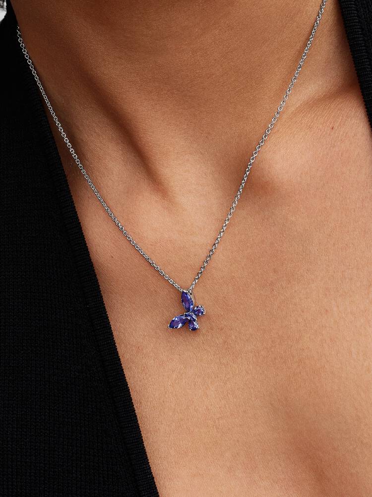 Pandora Ketting met Blauwe Vlinder 394232C01-45