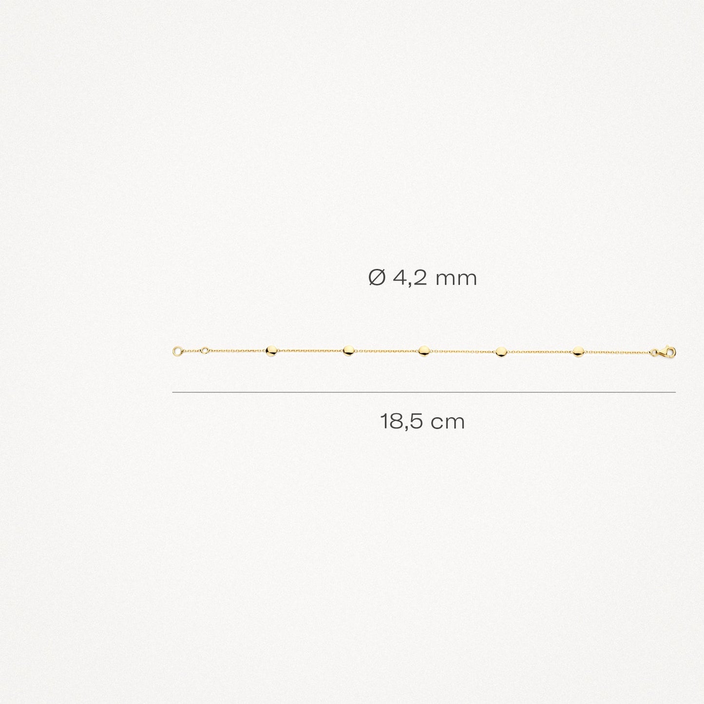Blush Armband 14kt Goud 2222YGO