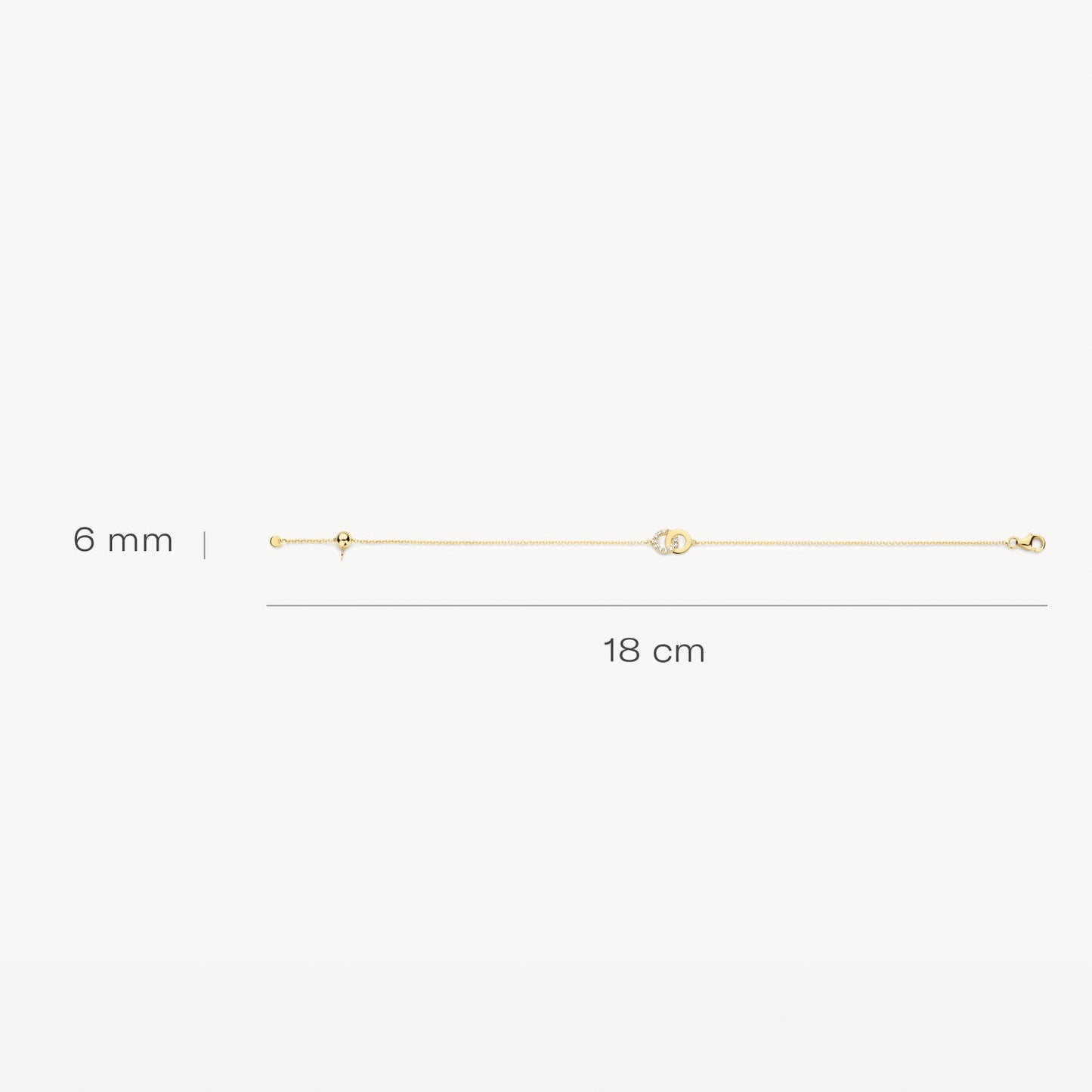Blush Armband 14kt Goud 2223YZI
