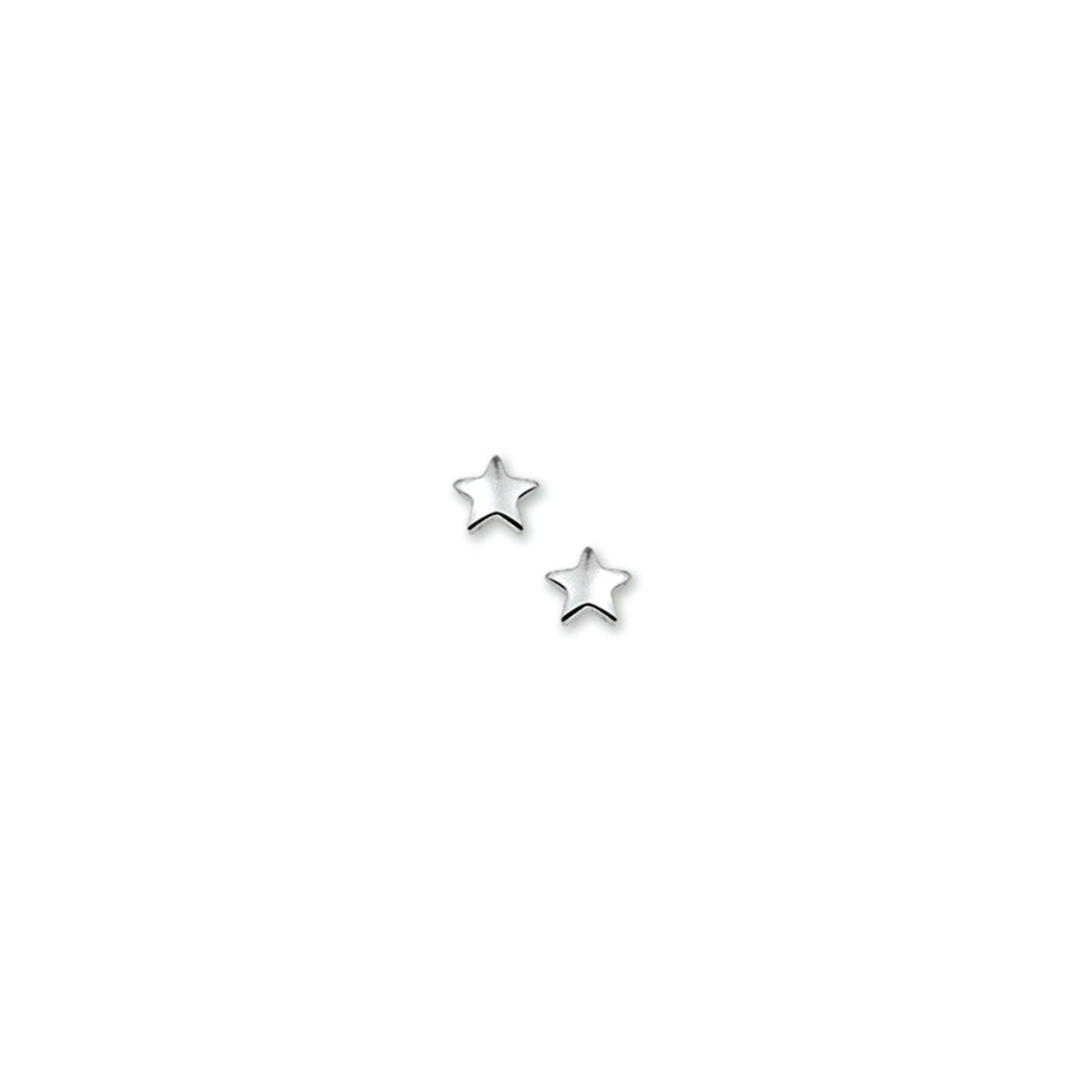 Zilveren Oorknoppen Ster 4,5x4mm 1323171