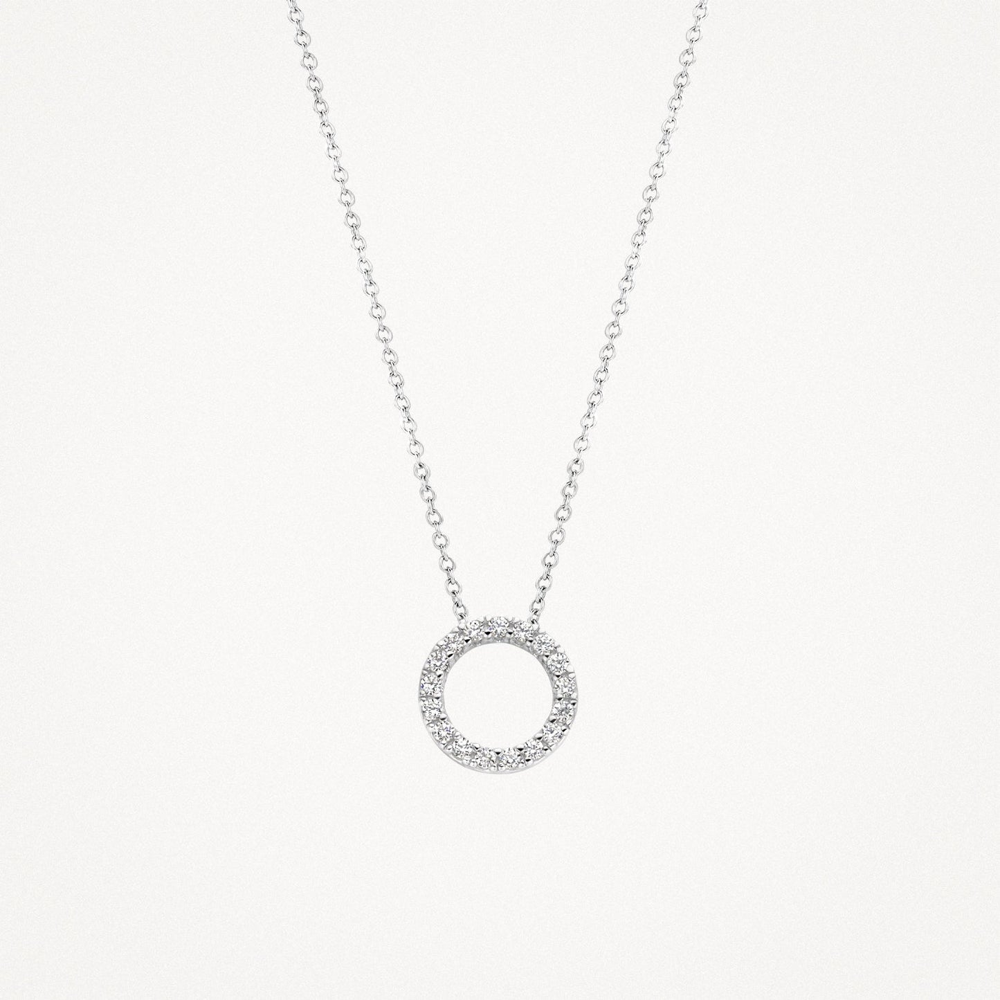 Blush Ketting 14kt Witgoud 3065WZI