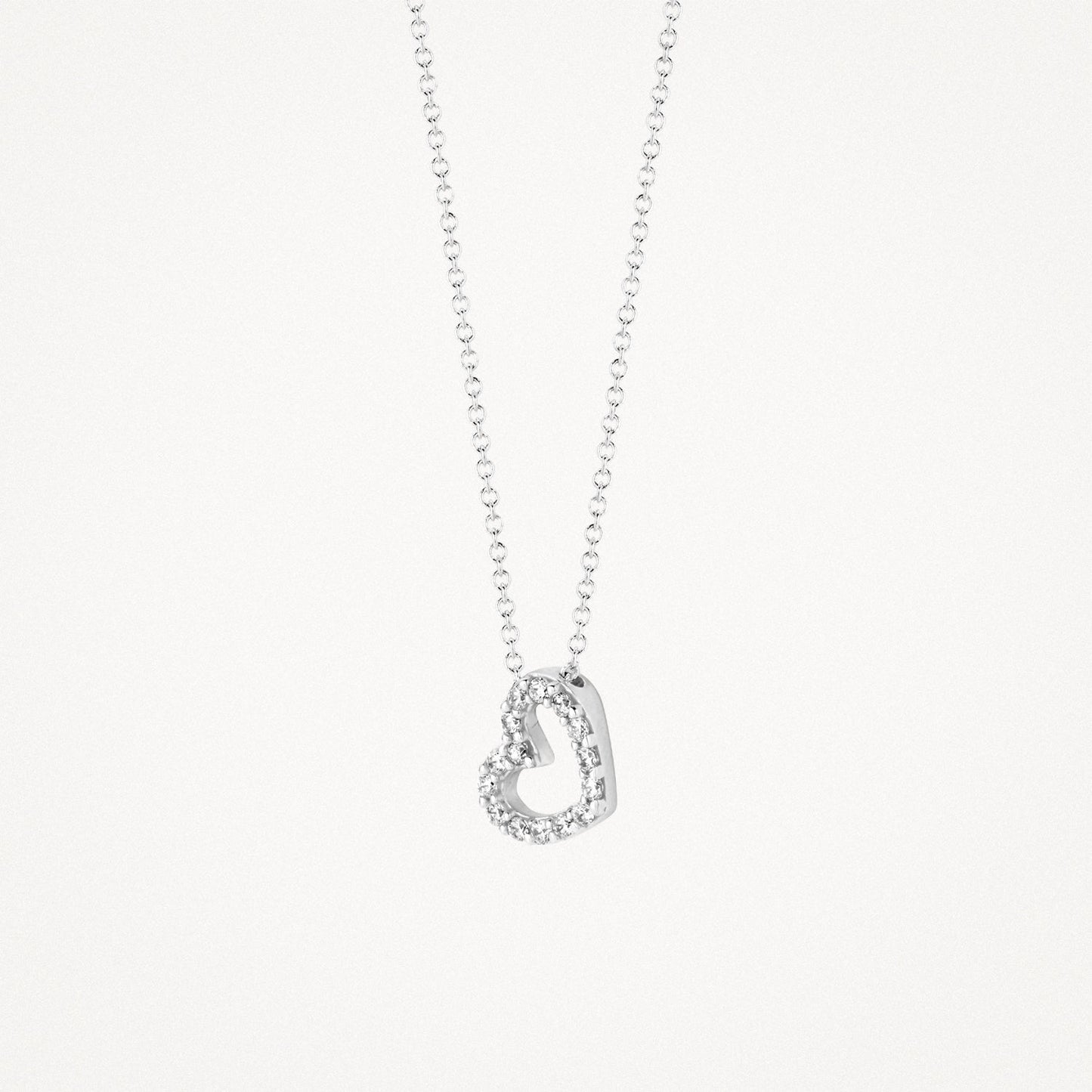 Blush Ketting 14kt Witgoud 3072WZI