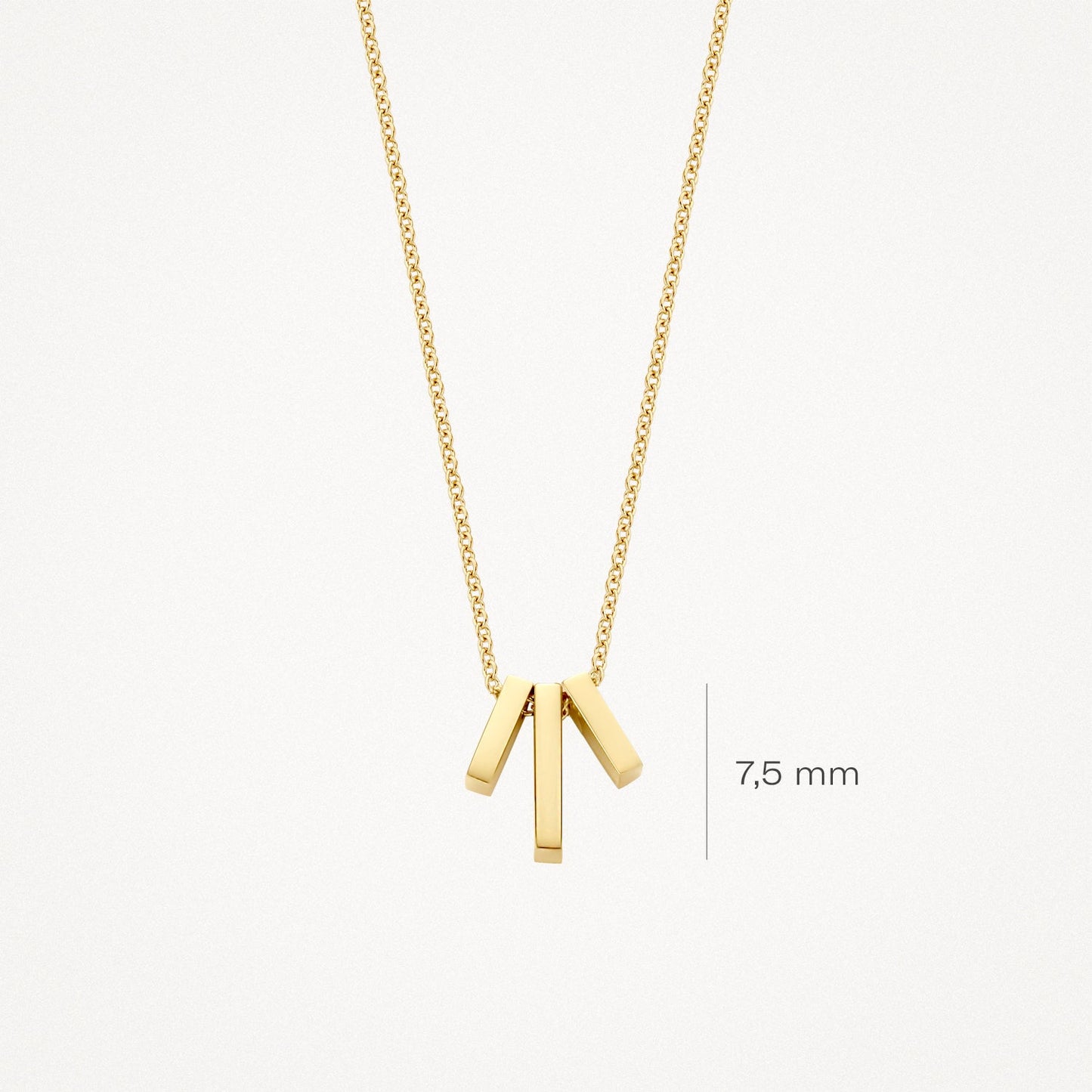 Blush Ketting 14kt Goud 3121YGO