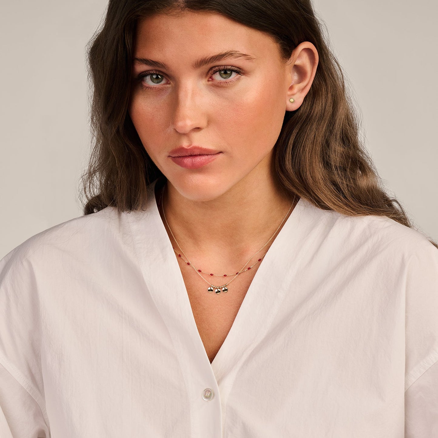 Blush Oorknoppen 14kt Goud 7351YGO