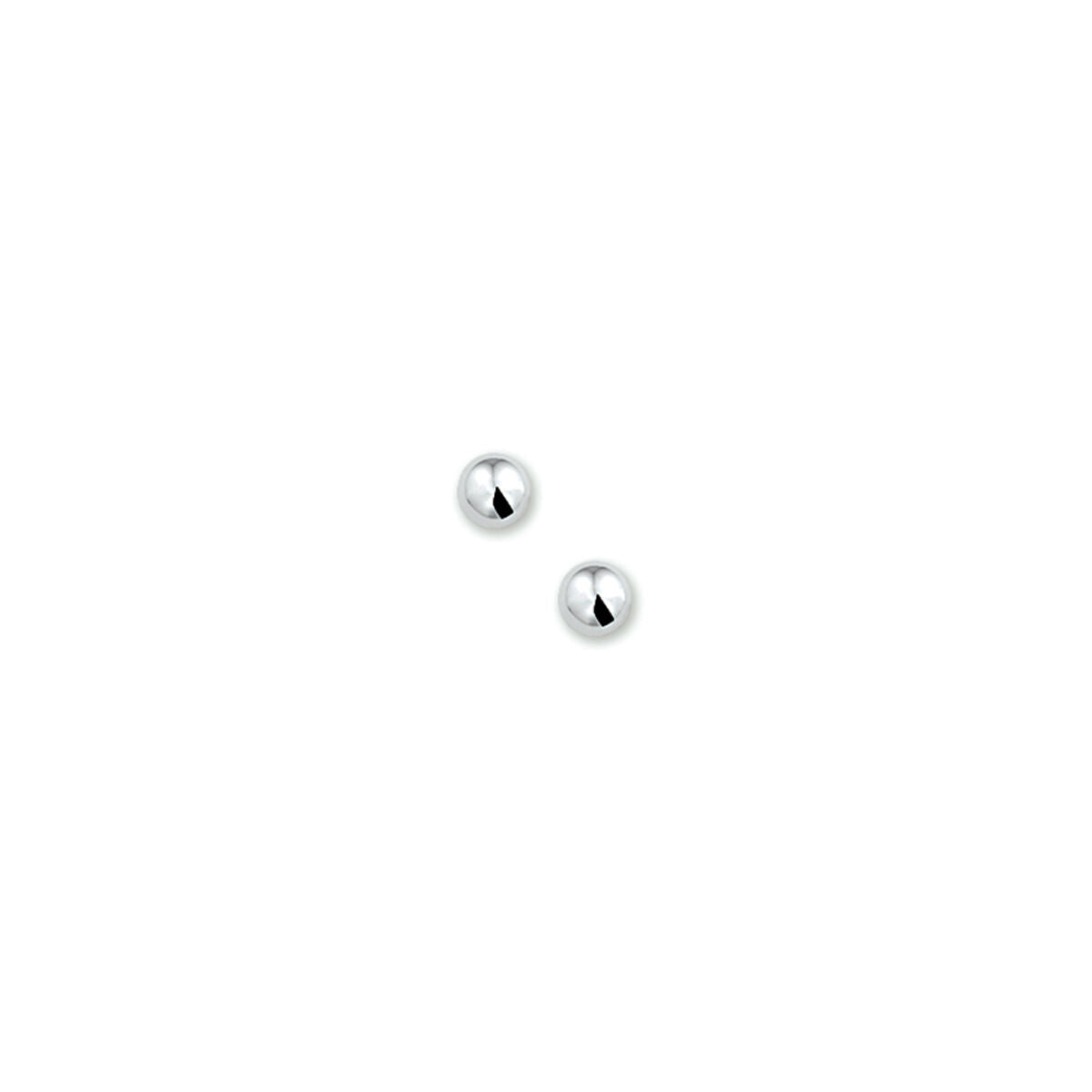 Zilveren Oorknoppen Bol 4mm 1322981