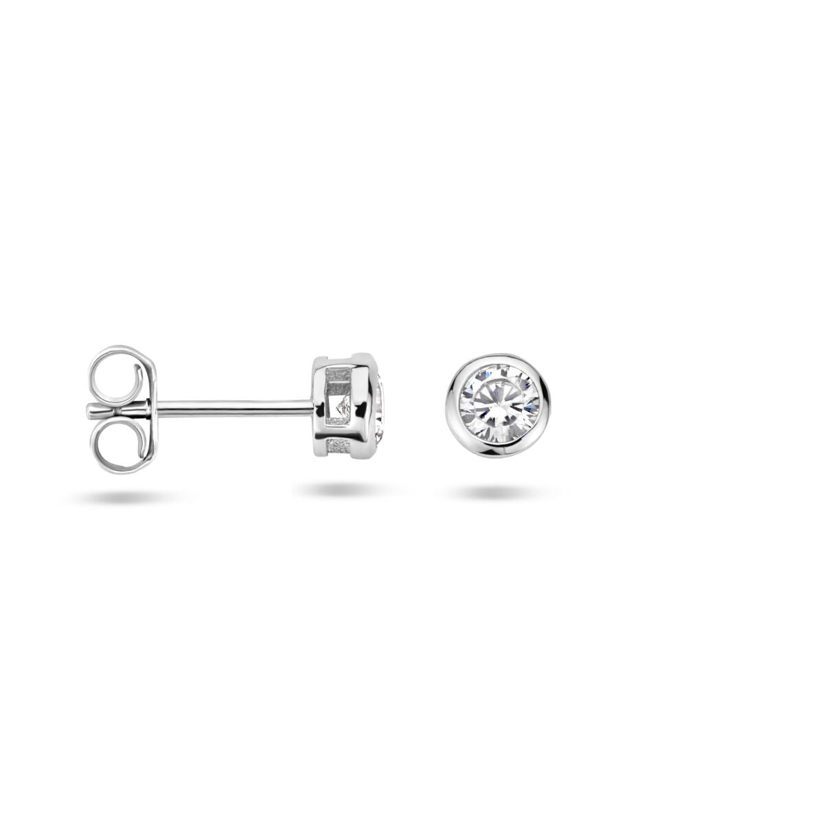 Zilveren Oorknoppen Zirkonia 3,5mm 1323104