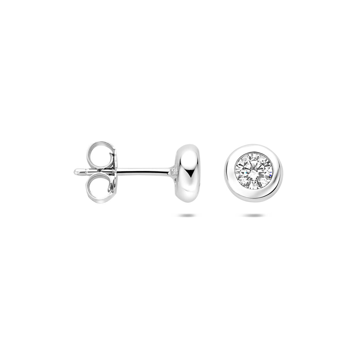 Zilveren Oorknoppen Zirkonia 6,5mm 1322012
