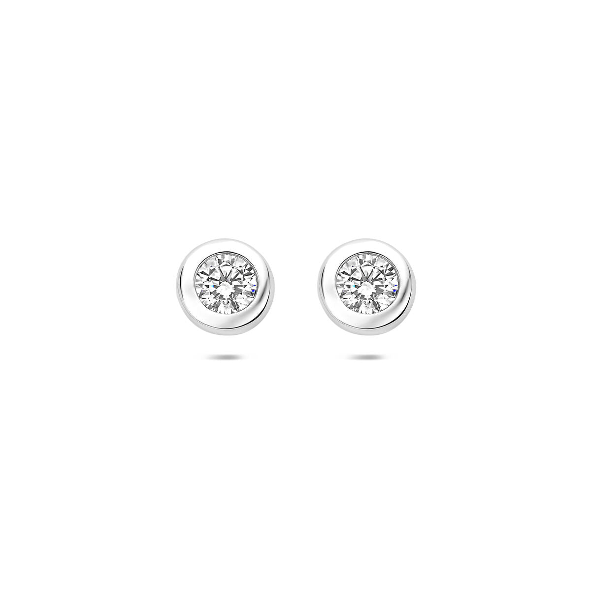 Zilveren Oorknoppen Zirkonia 6,5mm 1322012