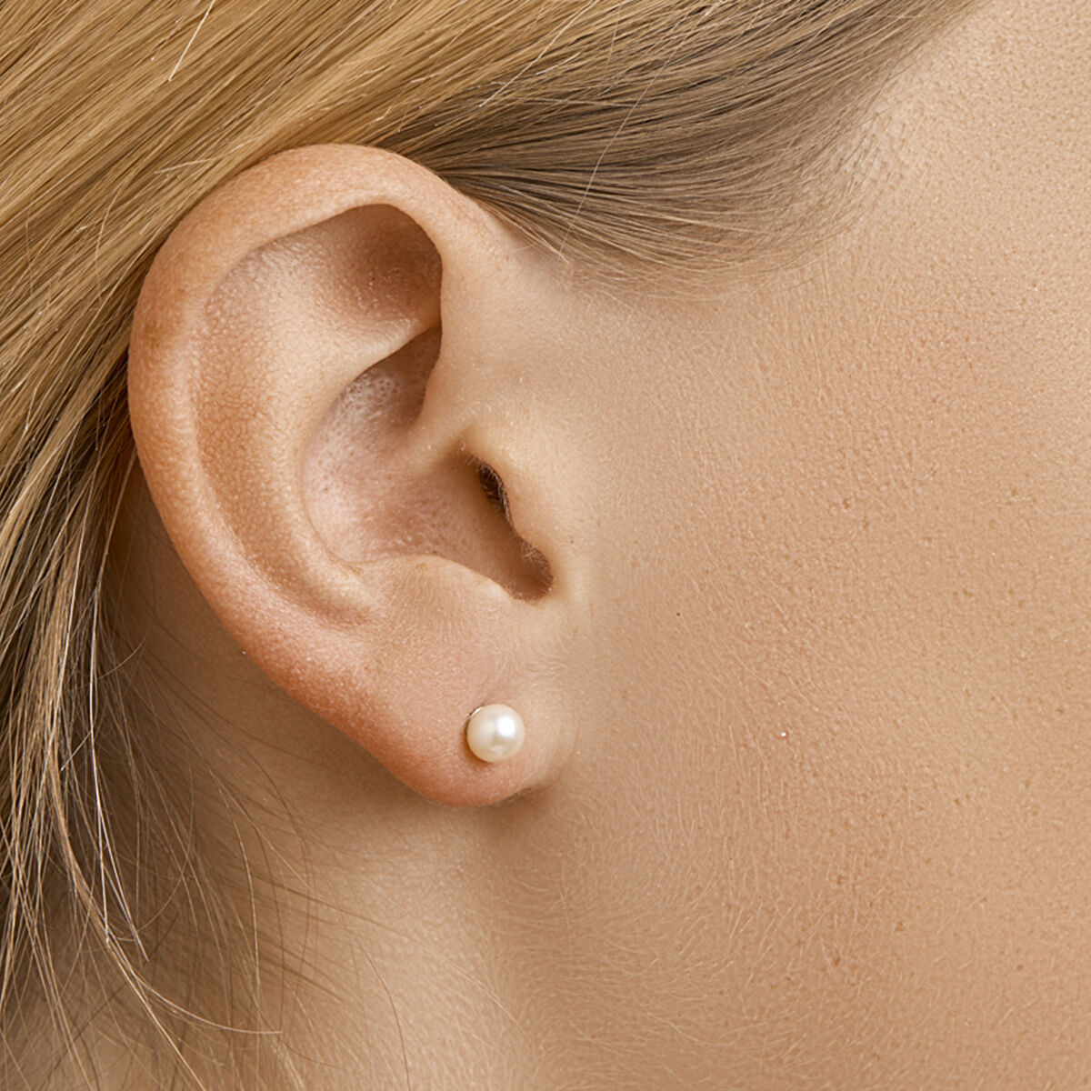 Zilveren Oorknoppen Parel 5mm 1323113