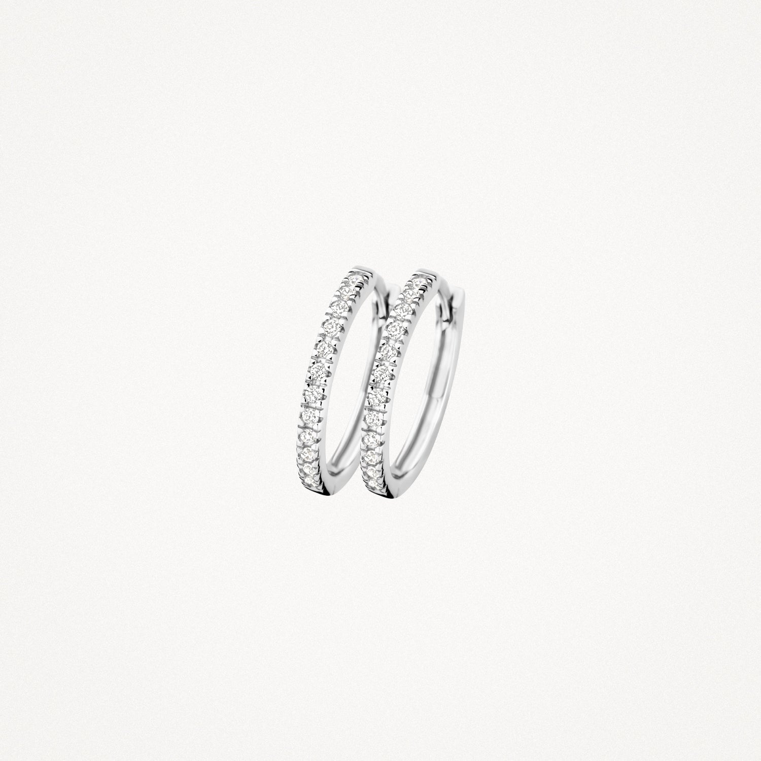 Blush Oorringen 14kt Witgoud 7309WZI