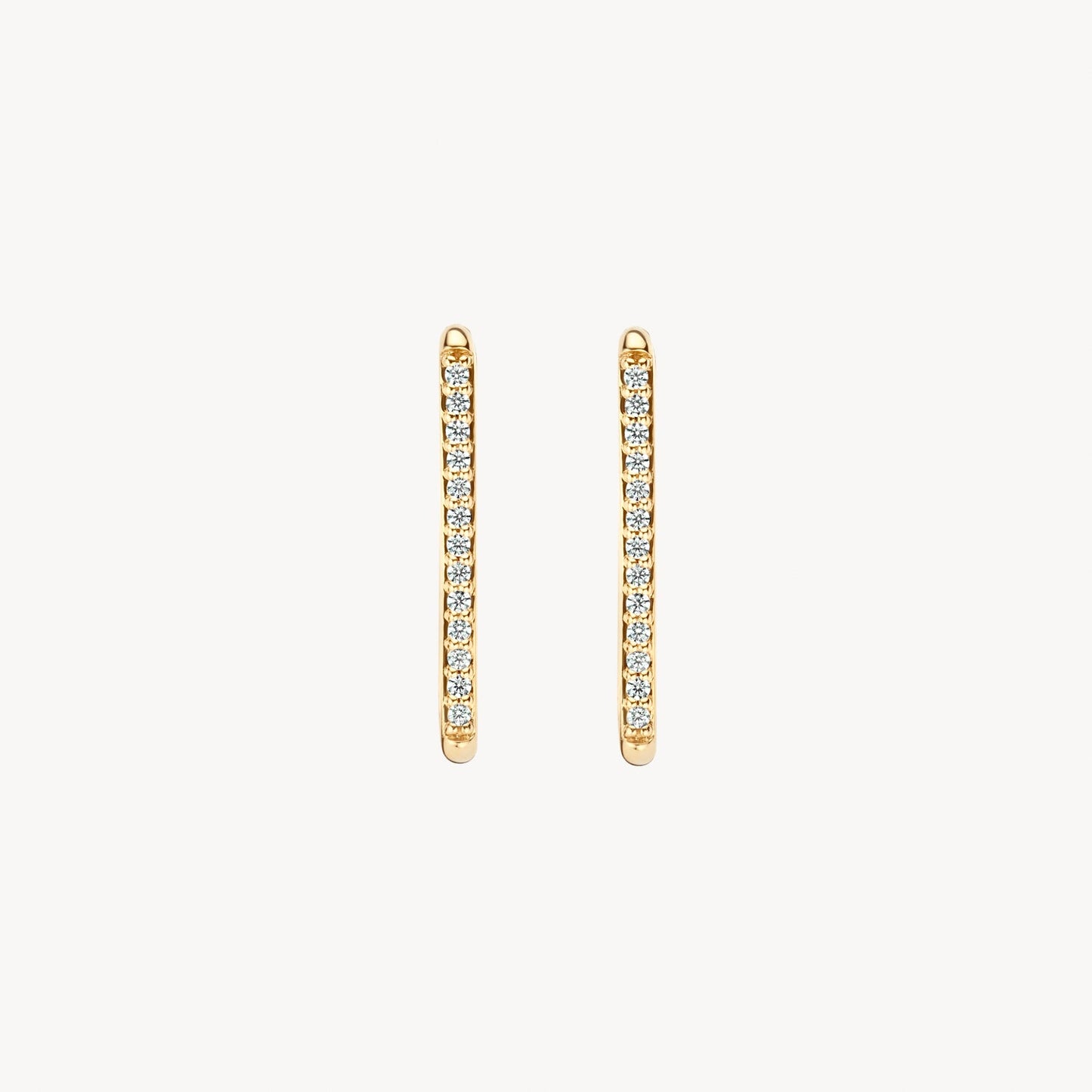 Blush Oorringen 14kt Goud 7343YZI