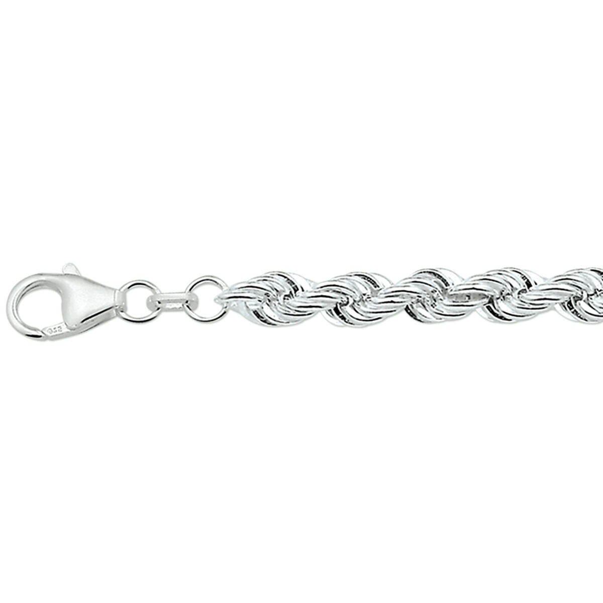 Zilveren Armband Koord Massief 5,0mm 19cm 1321695