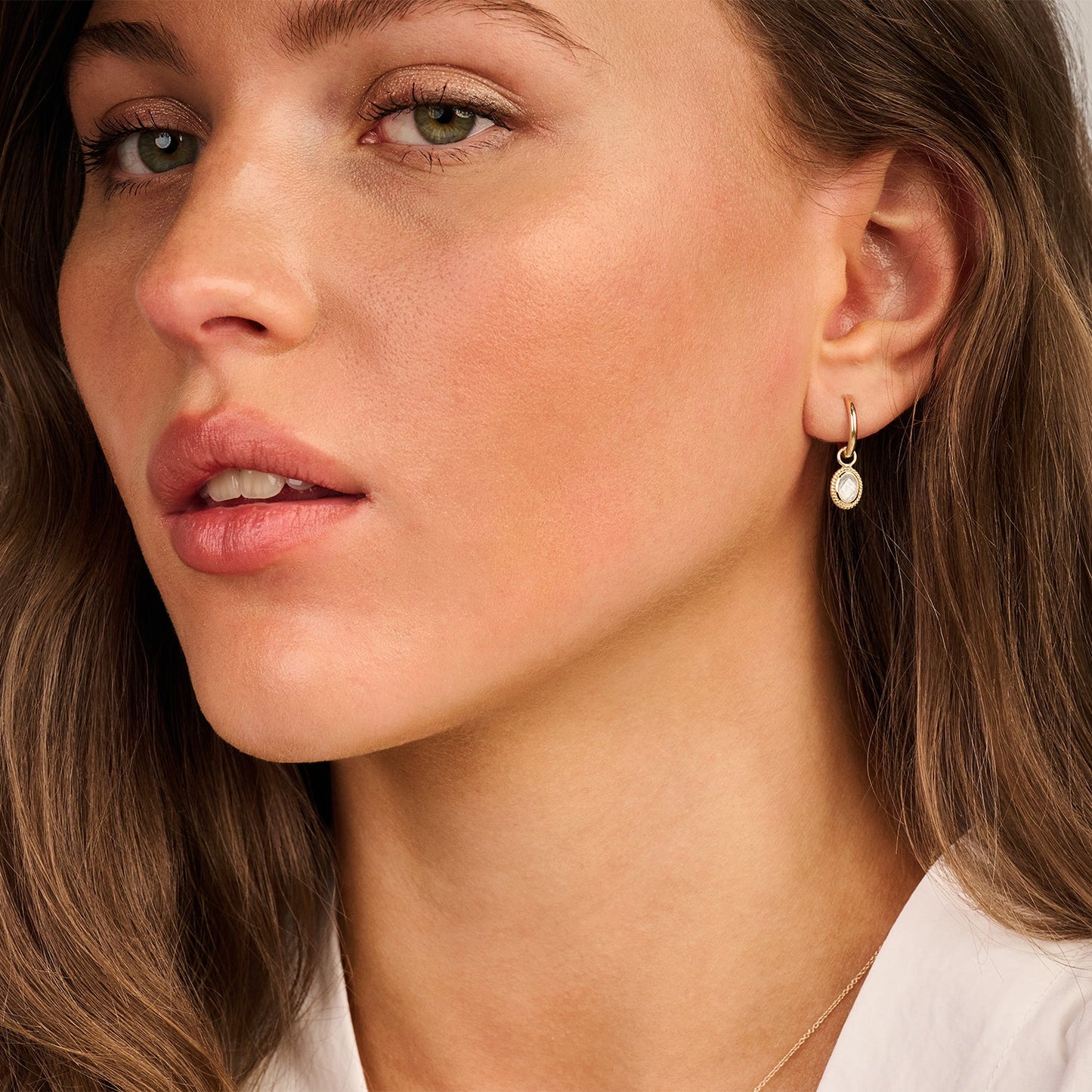 Blush Oorringen 14kt Goud 7233YGO