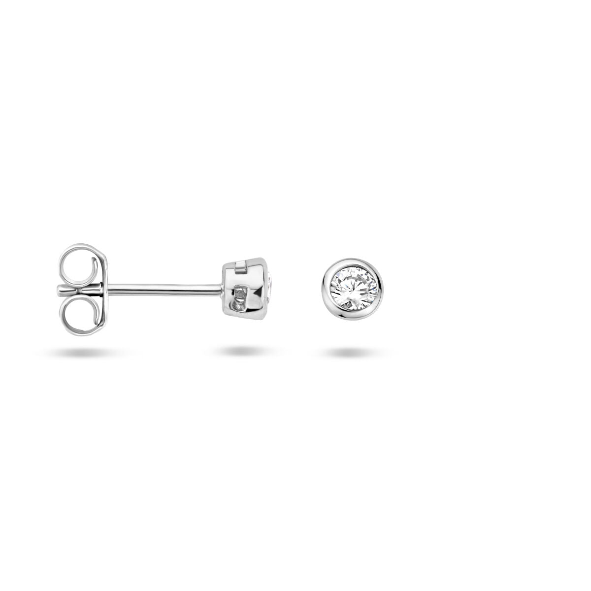 Zilveren Oorknoppen Zirkonia 3,5mm 1322011