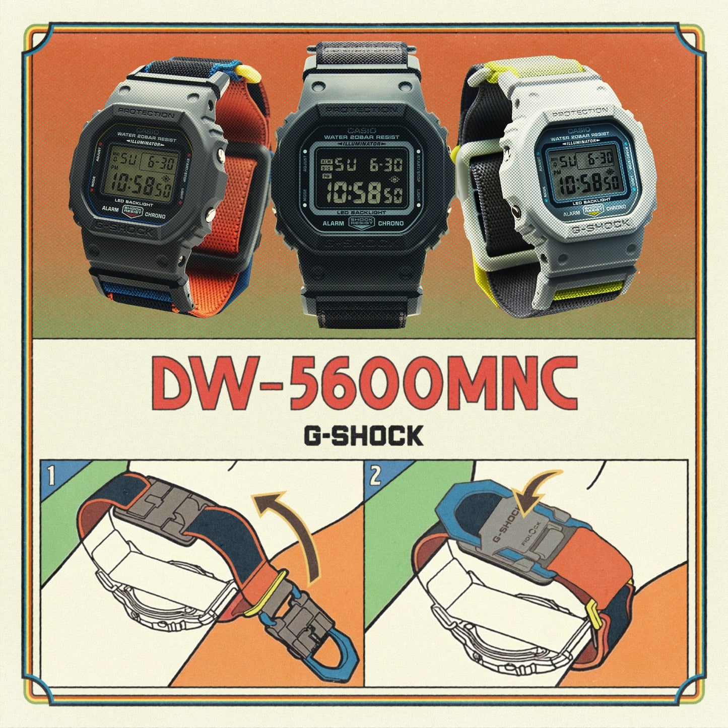 Casio G-Shock DW-5600MNC-8A2ER