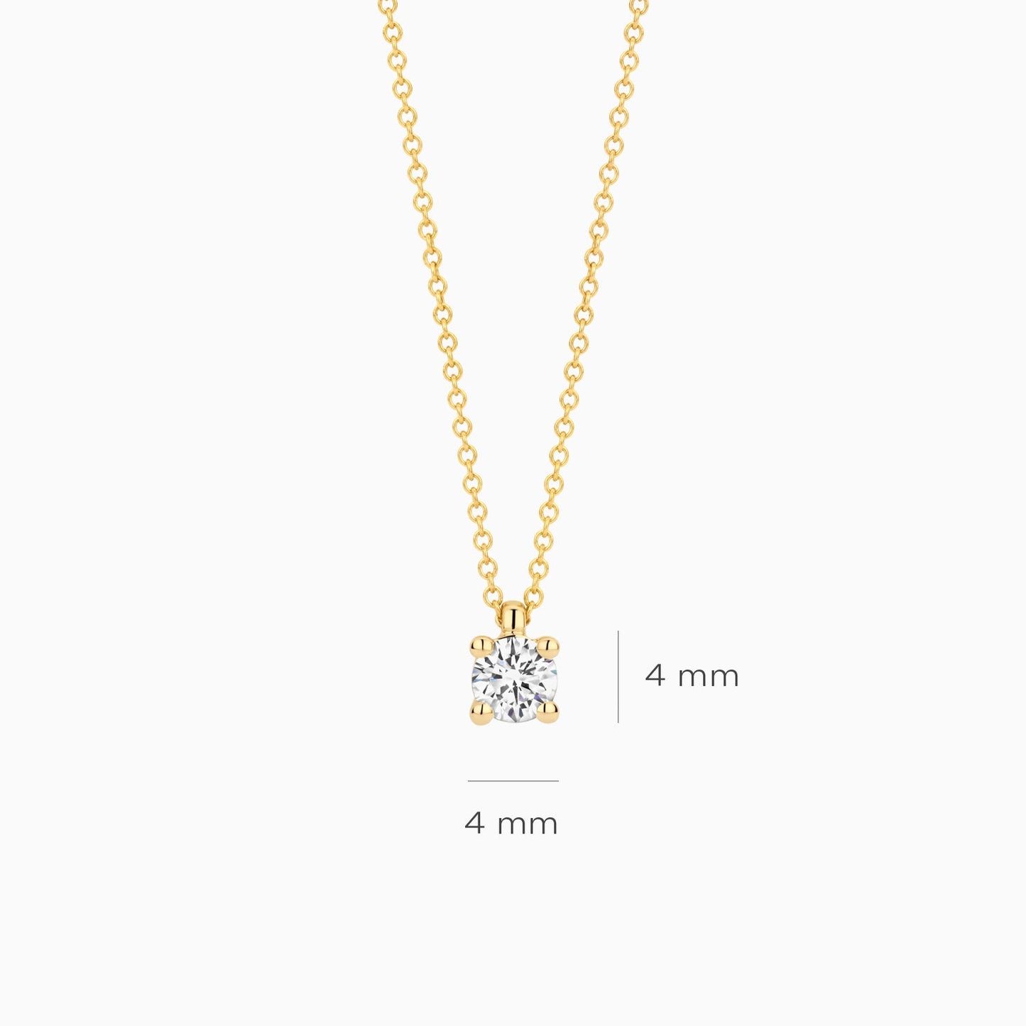 Blush Ketting 14kt Goud LG3001Y