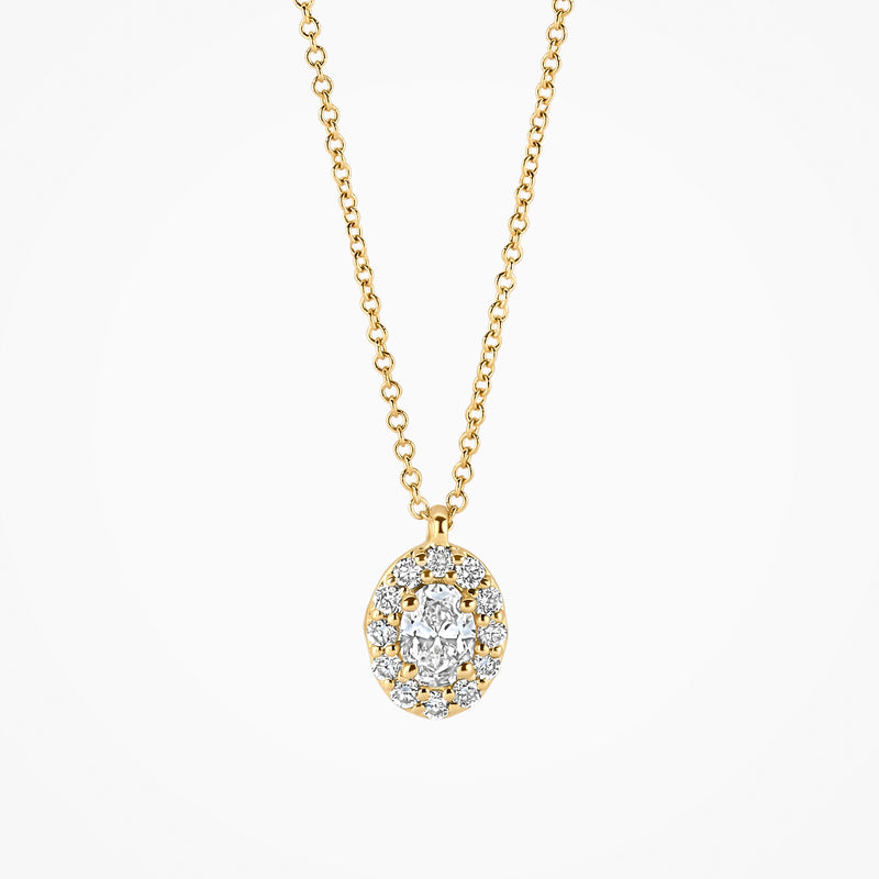 Blush Collier lab grown LG3019Y