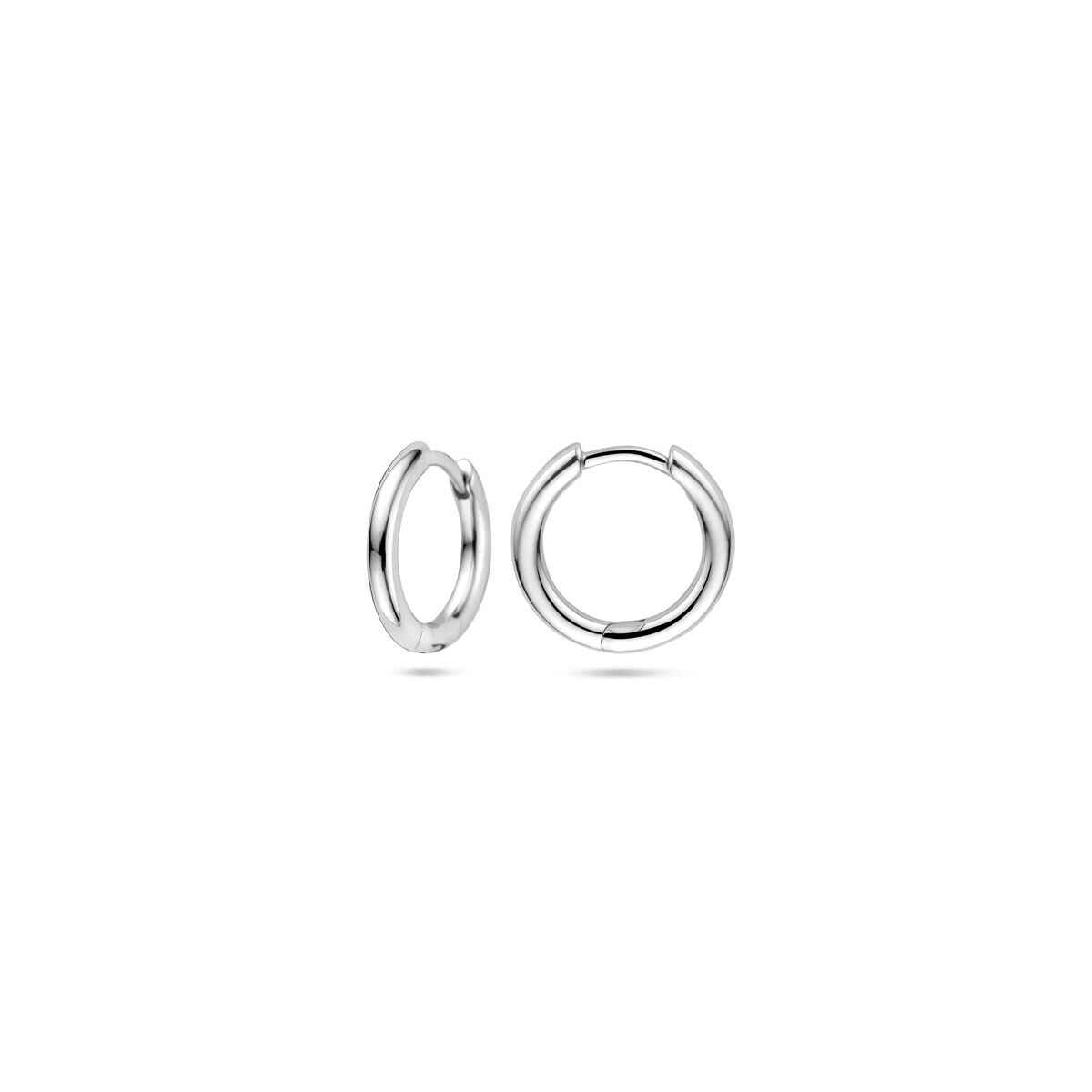 Zilveren Klapoorringen Rond 15mm 1321911