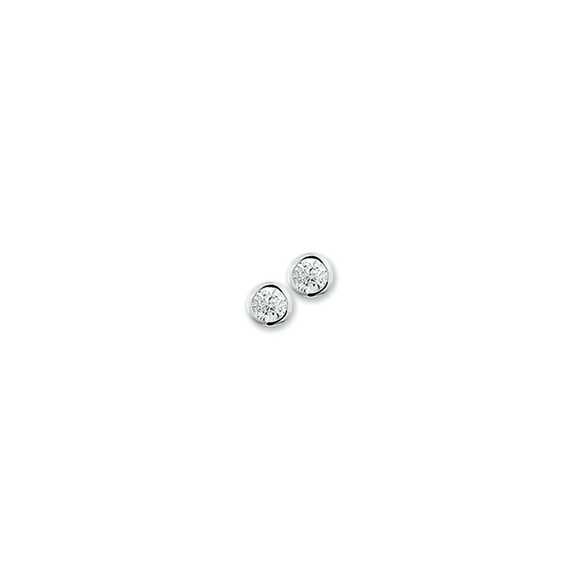 Zilveren Oorknoppen Zirkonia 3,5mm 1322011