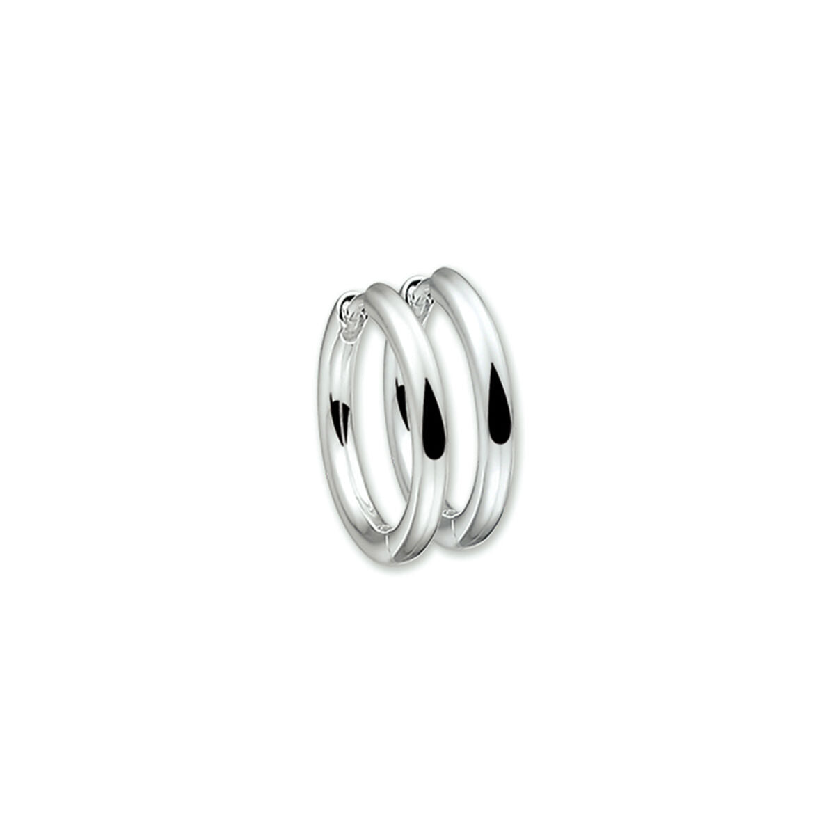 Zilveren Klapoorringen Rond 20 mm 1321915