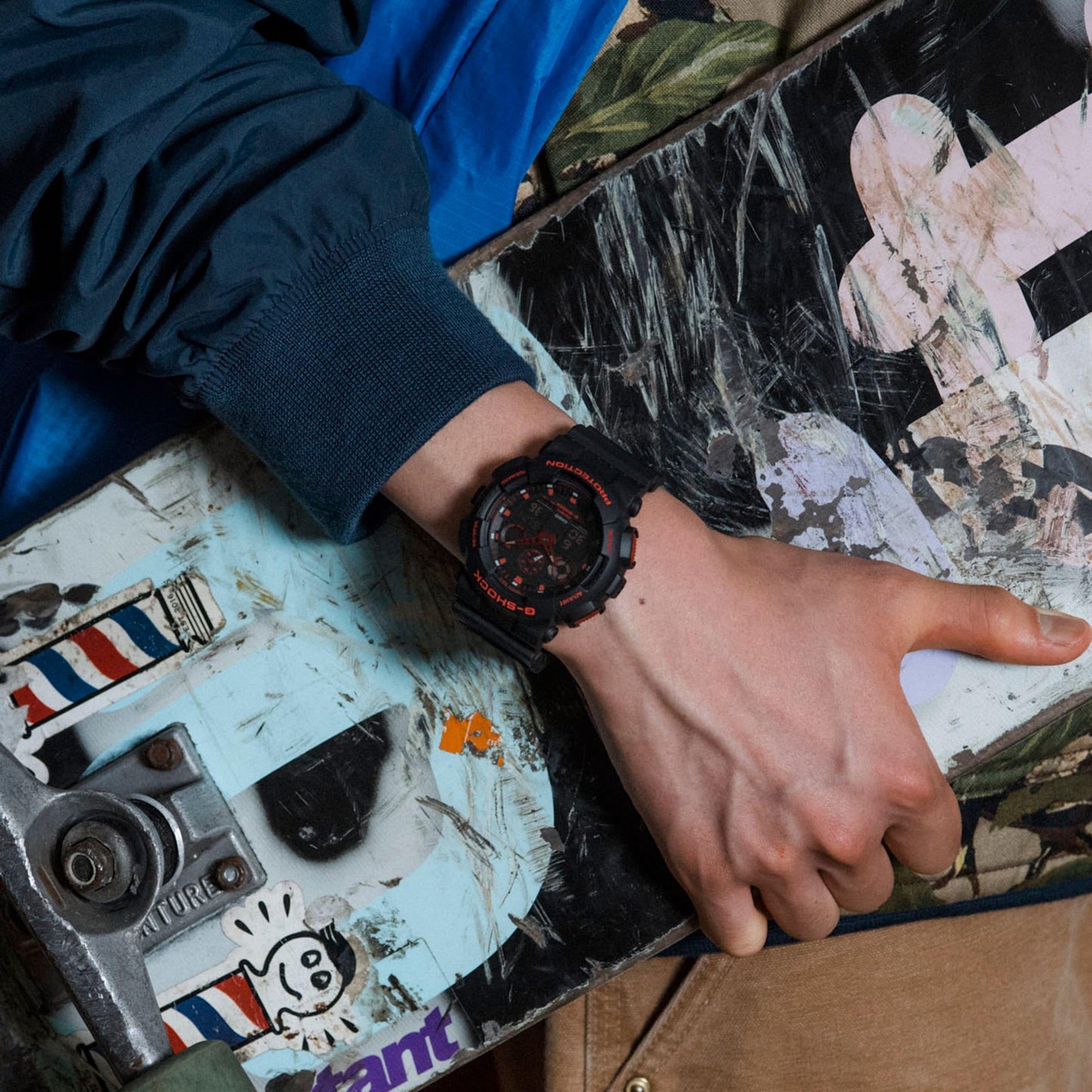 Casio G - Shock GA - 100BNR - 1AER