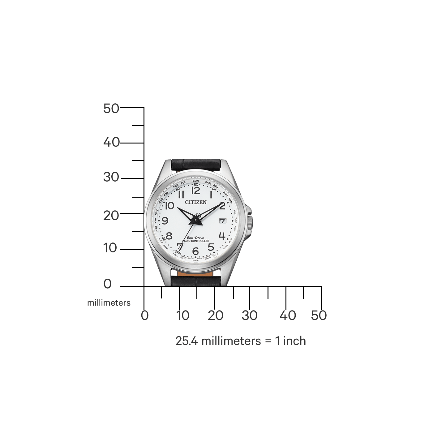 Citizen Dames Radio Controlled EC1180 - 14A