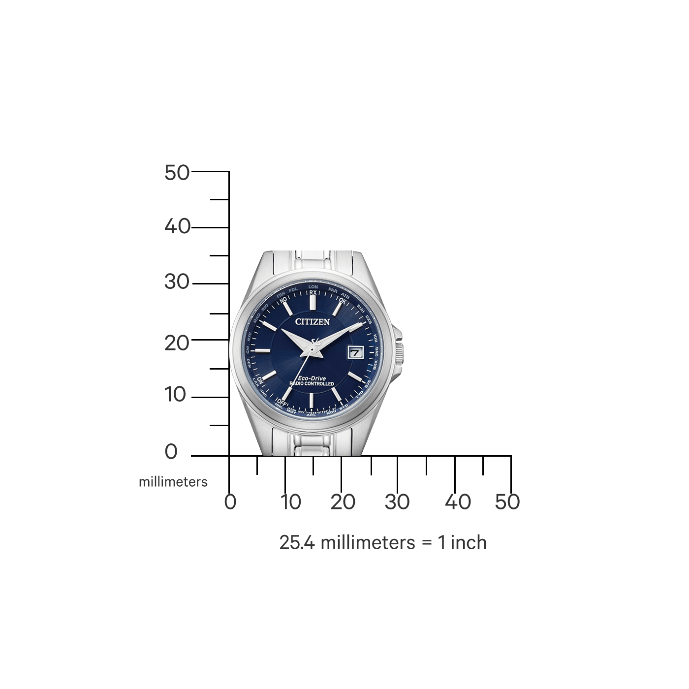 Citizen Dames Radio Controlled EC1180 - 81L