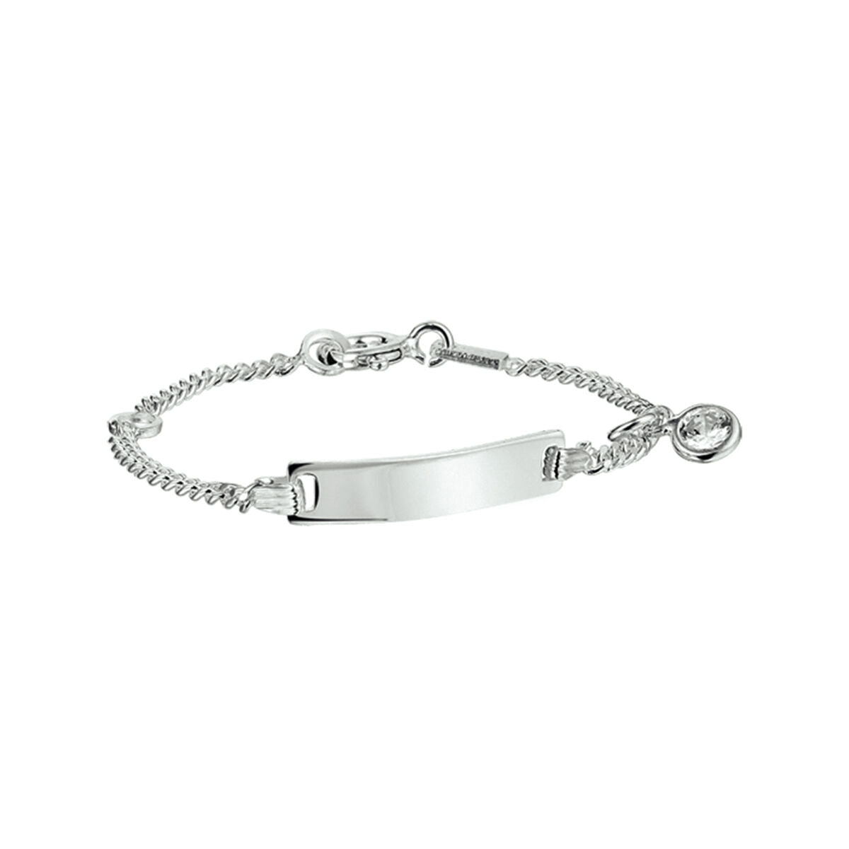 Zilveren Graveerarmband Zirkonia 11 - 13 cm 1327379