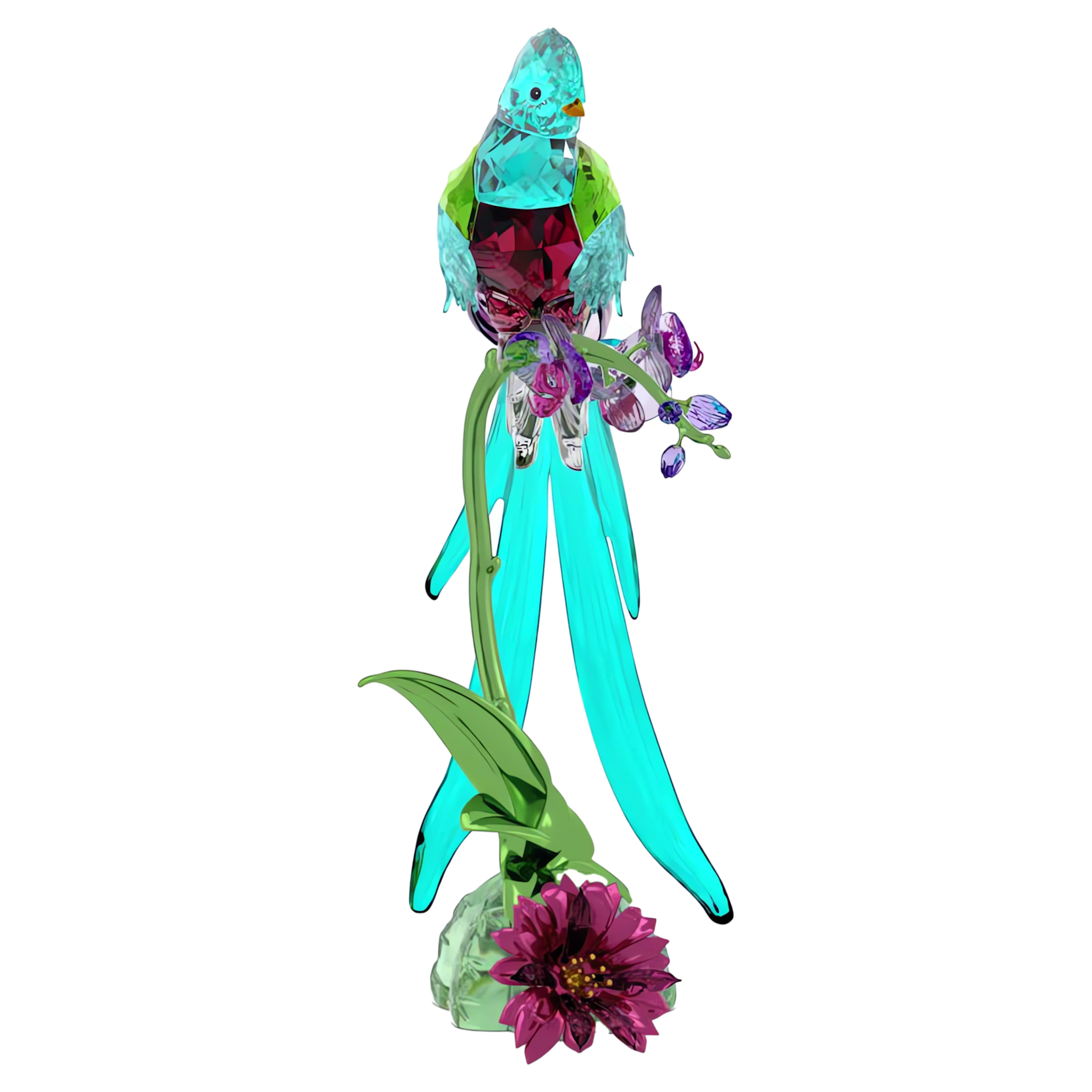 Swarovski Idyllia Quetzal en Orchidee 5682123 