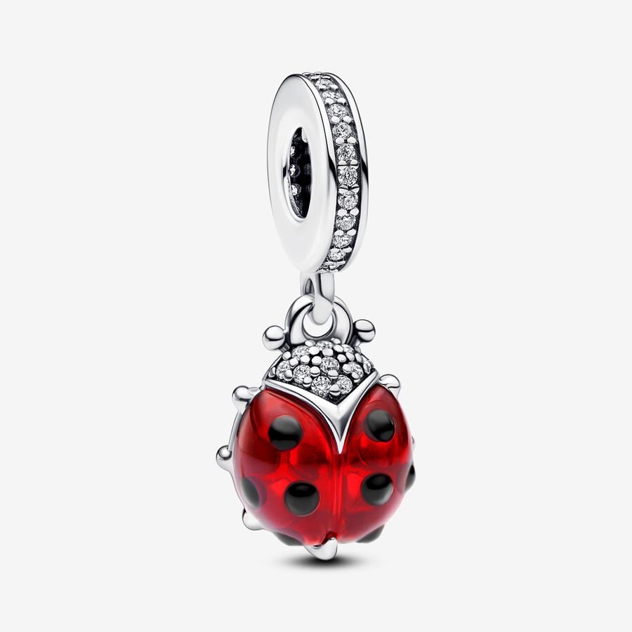 Pandora Bedel Rood Lieveheersbeestje 792571C01