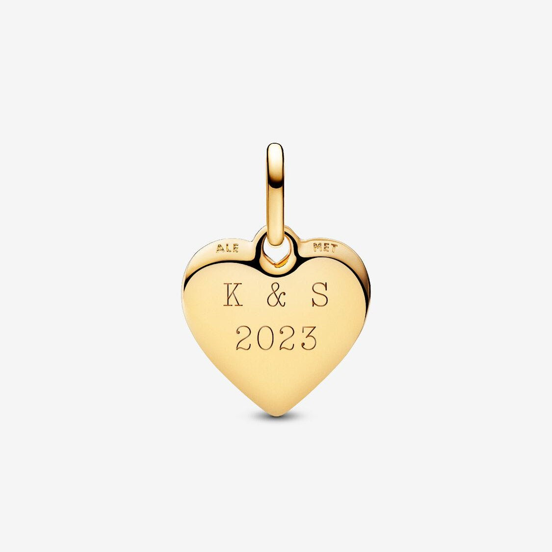 Pandora Bedel Textuur Hart 763824C00 - Juwelier van Dam