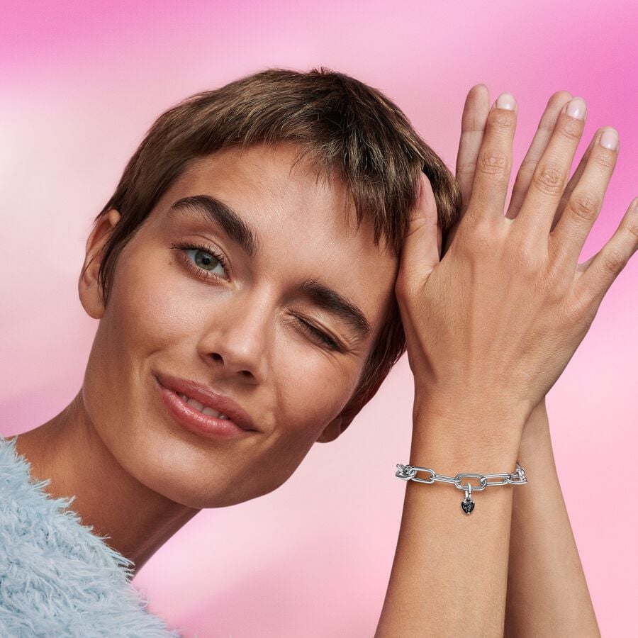 Pandora Bedel Zwart Chakra Hart 793042C01